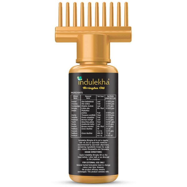 Indulekha Bringha Oil 100 ml - Image 2