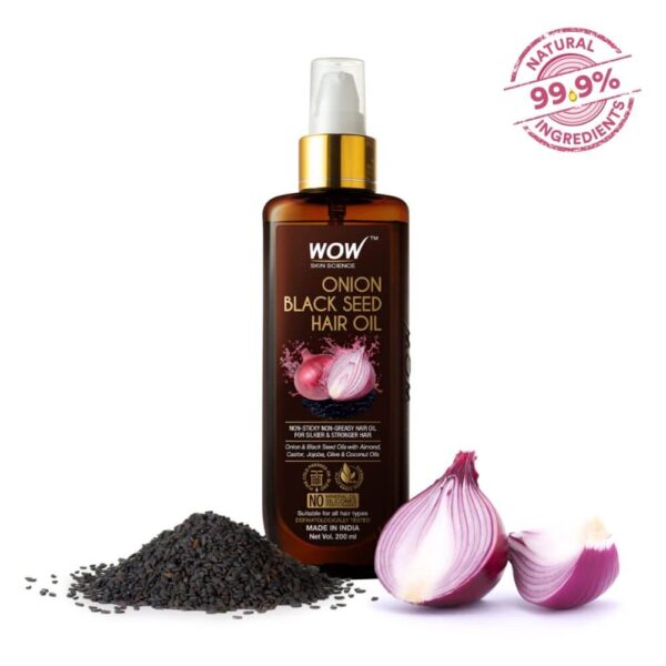 WOW Skin Science Onion Hair Oil 200 ml - Image 2