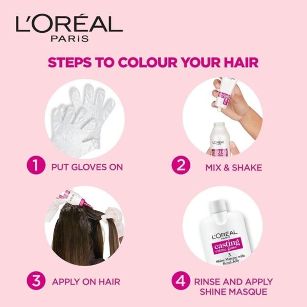 L'Oréal Paris Ebony Black 200, 87.5g+72ml - Image 3