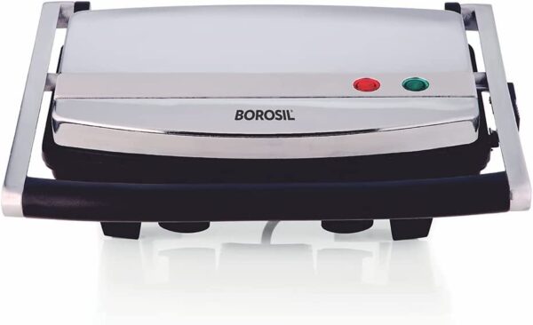 Borosil Jumbo Grill Sandwich Maker (Black) - 1000W - Image 2