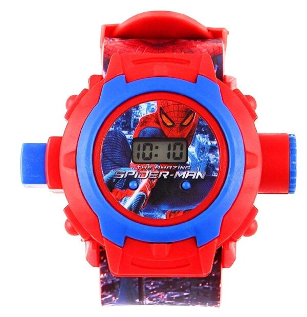 Spiderman- 24 Images Projector Watch Digital Wrist Watch for Boys and Girls Gift X-mas Gift - Image 4