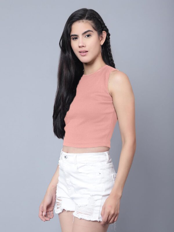 Accessorize Kingdom Tops for Women | Crop top Tank top | Beach wear | Stylish Tops | Inner for Women | Ribbed Tops | Spaghetti top | Gym Tops | Trendy Tops - Image 3