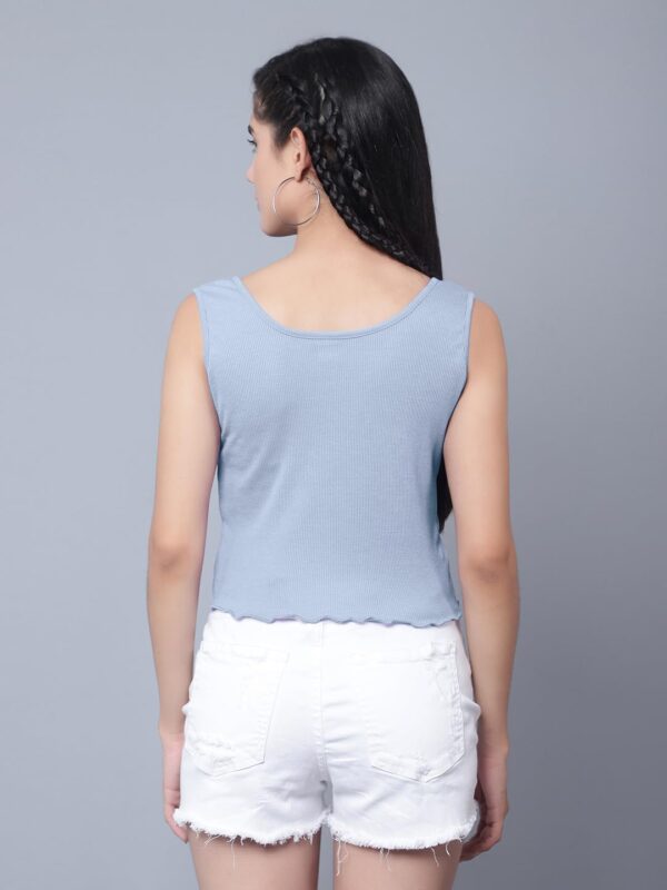 Accessorize Kingdom Tops for Women | Crop top Tank top | Beach wear | Stylish Inner for Women | Ribbed Tops | Spaghetti top | Gym Tops | Trendy Tops - Image 2