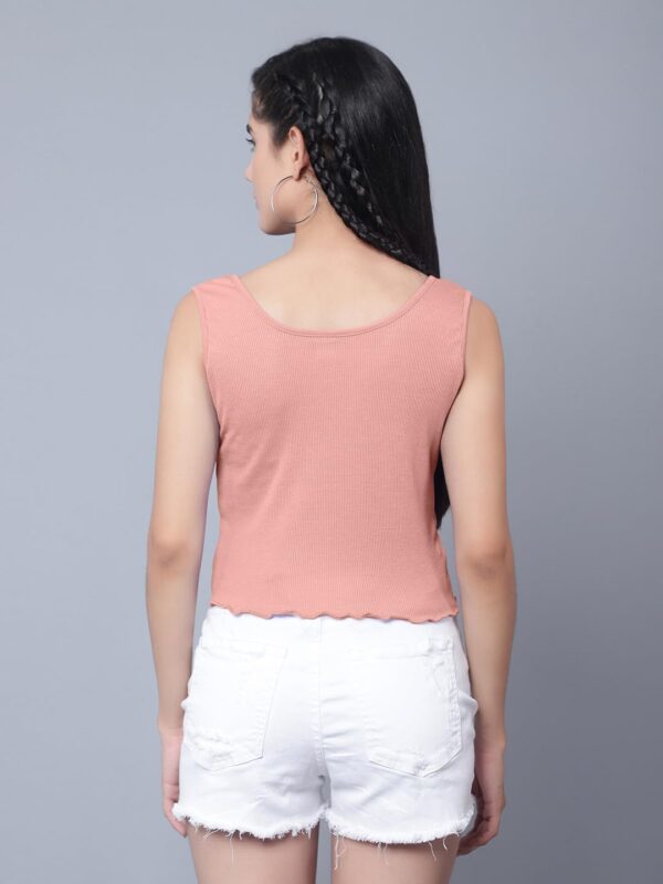 Accessorize Kingdom Tops for Women | Crop top Tank top | Beach wear | Stylish Inner for Women | Ribbed Tops | Spaghetti top | Gym Tops | Trendy Tops - Image 2
