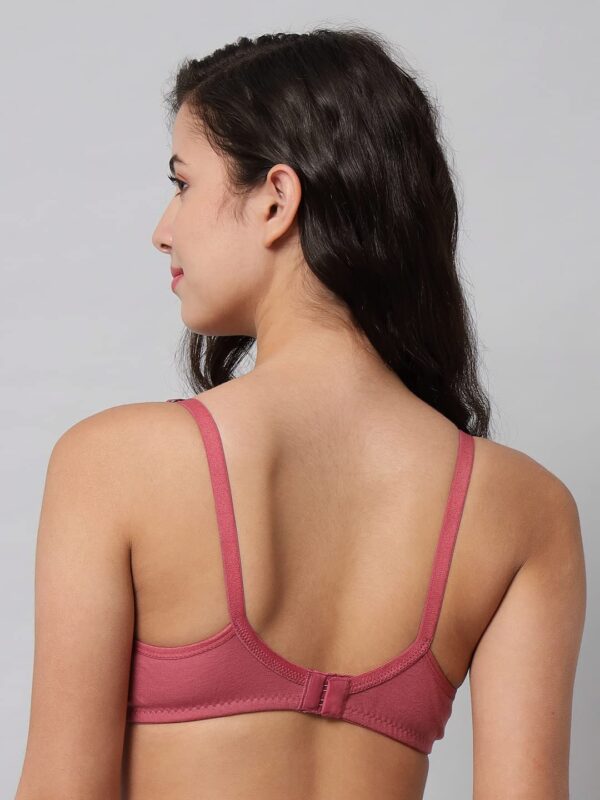 Accessorize Kingdom Women Cotton 2 Piece Maternity Nursing Bra and Panties Lingerie Set | Everyday Maternity Bra for Women Feeding Combo Pack (C, Coral, 44) - Image 3