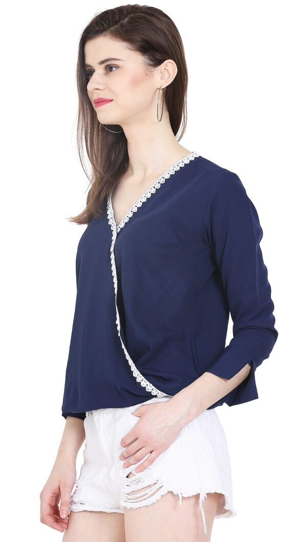 Accessorize Kingdom Women's Top (Blue, L) - Image 2