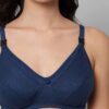 Accessorize Kingdom Women Cotton 2 Piece Maternity Nursing Bra and Panties Lingerie Set | Everyday Maternity Bra for Women Feeding Combo Pack (C, Brown+Navy Blue, 42) - Image 3