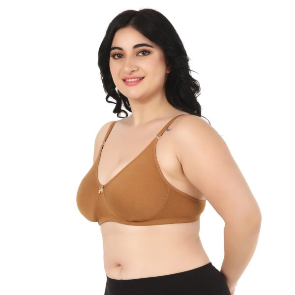 Accessorize Kingdom Full Support Minimizer Cotton Bra for Women, Everyday T-Shirt Pushup Heavy Breast | Bust Plus Size Bra - Image 4