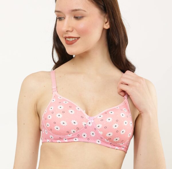 Accessorize Kingdom Get the support and comfort you've been looking for with this stylish T-shirt bra by HiloRill on Amazon. Layer with your favorite piece for a comfy ensemble.Everyday Cotton Classic Bra for Women (40B, Pink) - Image 3