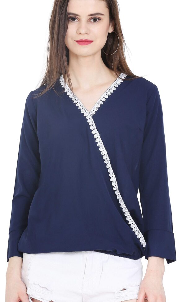 Accessorize Kingdom Women's Top (Blue, L)