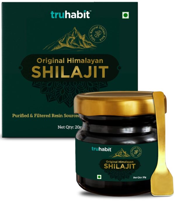 TruHabit Original Himalayan Shilajit, Shilajeet Original, Silajit for Man/Woman (20g), Shilajit Original Resin, Silajit Original Himalayan Natural Stamina Booster